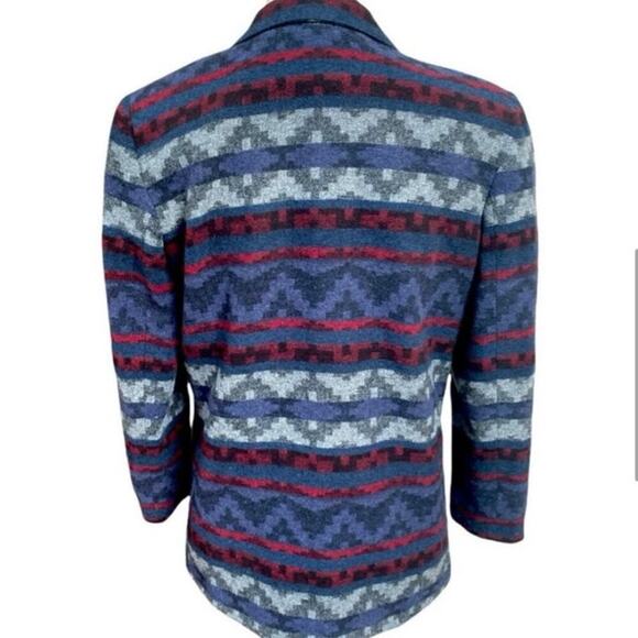 Vintage Petite Sophisticated size 4 Aztec Blazer - Picture 10 of 14